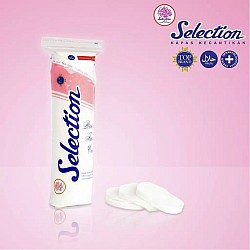 Selection Facial Cotton Round Oval Kapas Wajah...